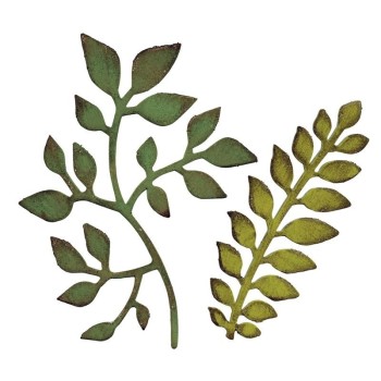 Rami con Foglie Fustella Sizzix Bigz Die - Garden Greens 659436