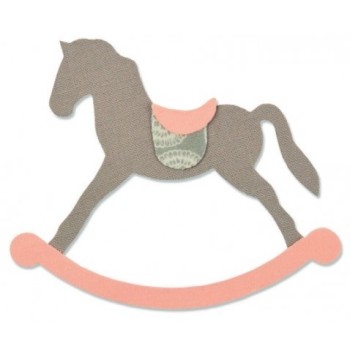 Cavallo a Dondolo Fustella Sizzix Bigz Die - Rocking Horse 661983