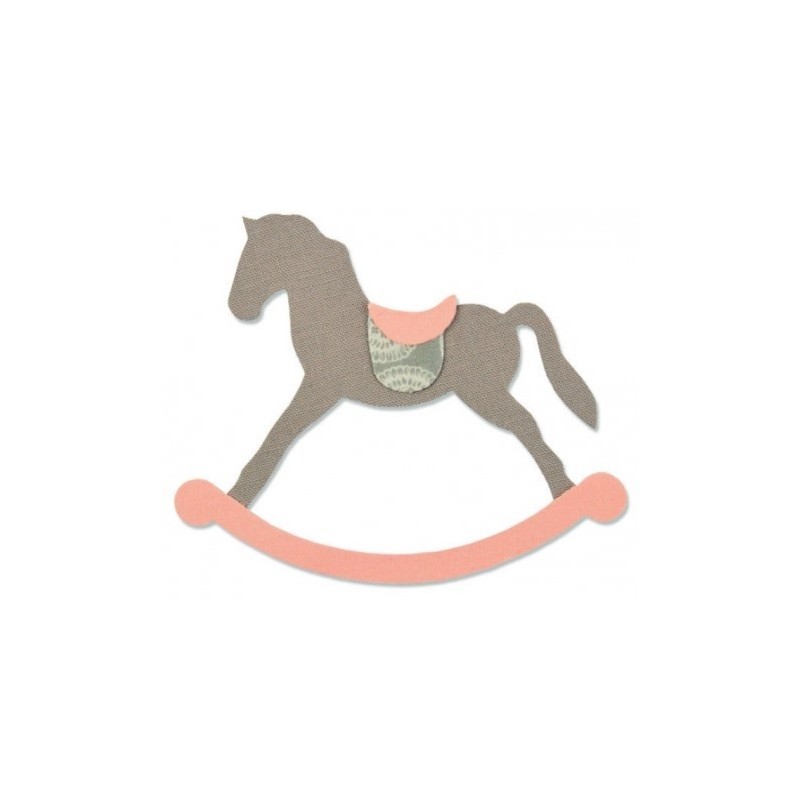 Cavallo a Dondolo Fustella Sizzix Bigz Die - Rocking Horse 661983