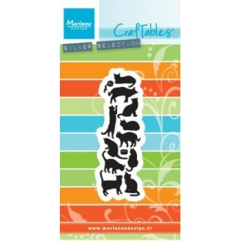 Fustella Gatti Marianne Design CR1451 Craftables Fustella Gattini