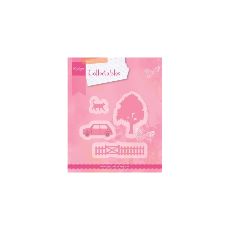 Fustella VILLAGE DECORATION SET 2 Marianne Design Collectables COL1383