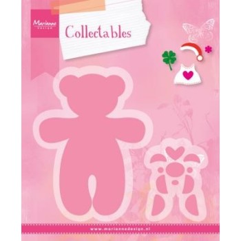 Fustella Orsetto Marianne Design Collectables COL1376 Bear Fustella Baby Orsacchiotto