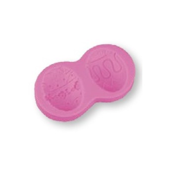 Stampo Uova per Gessetti, Polvere di Ceramica, Sapone, ecc...10,5x5,8x1,4cm Stampo uova silicone