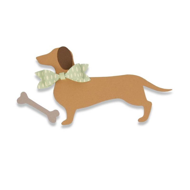 Fustella Bassotto Sizzix Bigz Die - Dachshund 662593 Fustella Cane