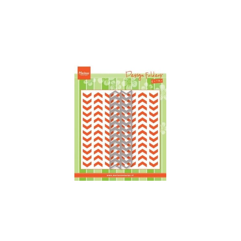 Fustella + Embossing Marianne Design Design Folders TIRE TRACKS - EXTRA DF3407