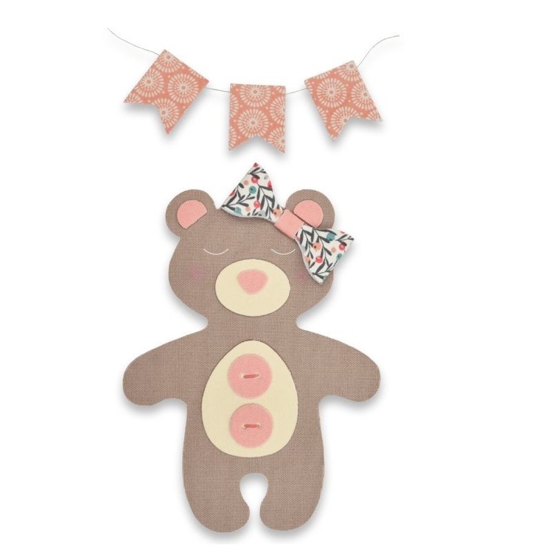 Fustella Orso - Sizzix Bigz L Die - Bear 663352 Fustella Orsetto