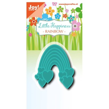 Fustella Metallica Arcobaleno con Cuori Joy!Crafts RAINBOW 6002-1109