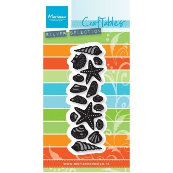 Fustella Conchiglie Marianne Design CR1363 Craftables Fustella Tema Mare