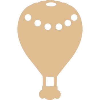 Mongolfiera MDF - Ballon 19x29cm