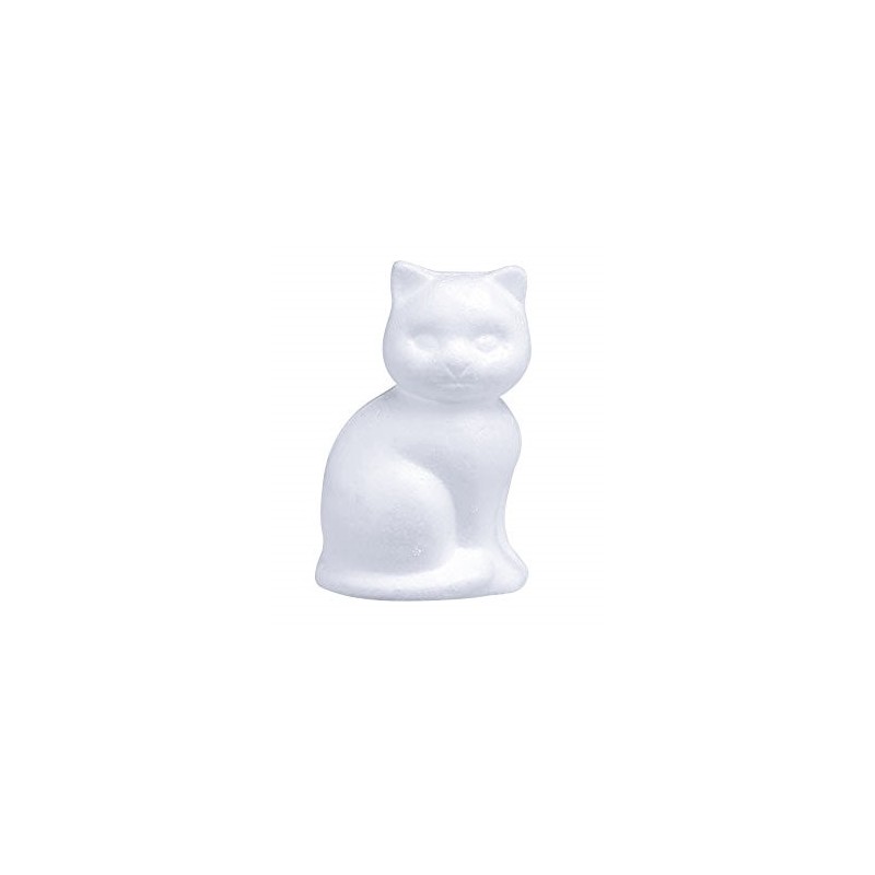 Gatto di Polistirolo - 24cm Gatto Seduto