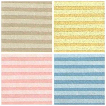 Pannolenci Righe - Foglio 30x40 cm - VARI COLORI (panno a righe) 1mm