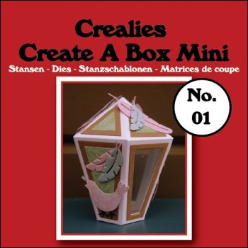 Fustella Metallica Mini Lanterna Scatolina - Create A Box Mini n.1 Lantern Crealies CCABM01