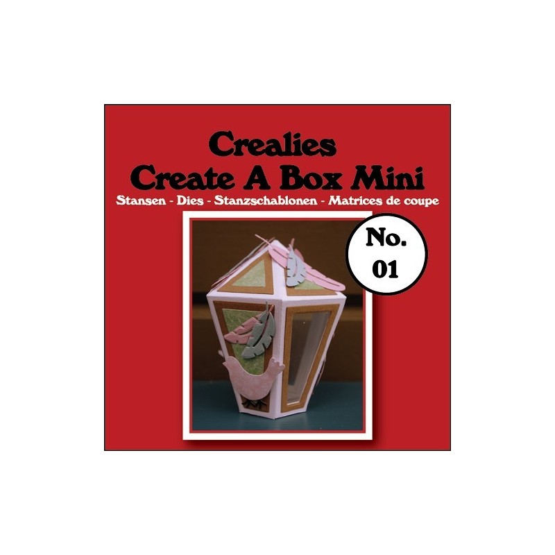 Fustella Metallica Mini Lanterna Scatolina - Create A Box Mini n.1 Lantern Crealies CCABM01