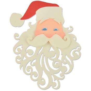 Fustella Babbo Natale - Sizzix Thinlits Die Set 3PK - Santa 661299