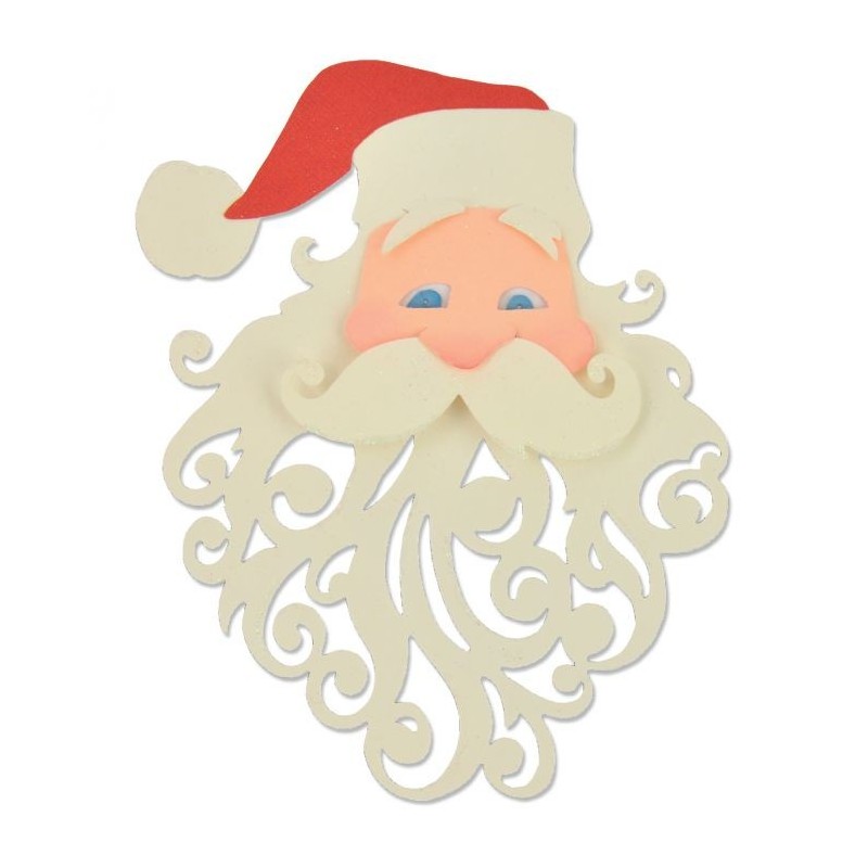 Fustella Babbo Natale - Sizzix Thinlits Die Set 3PK - Santa 661299
