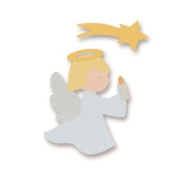 Fustella Angelo Esclusiva Stafil - Sizzix Bigz Die Angelo con Candela 662326