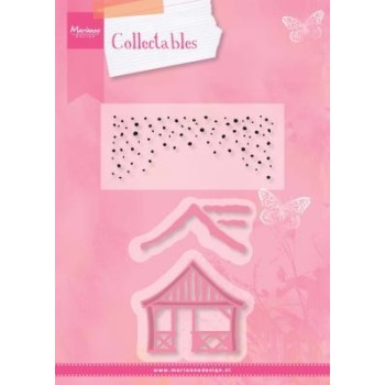 Fustella Casetta di Natale Marianne Design Collectables Christmas village chalet COL1328