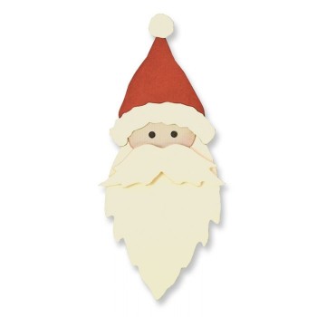 Fustella Babbo Natale Sizzix Bigz Die - Old St. Nick 661733