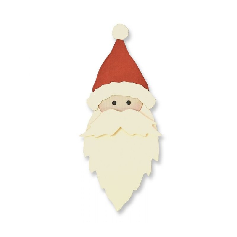 Fustella Babbo Natale Sizzix Bigz Die - Old St. Nick 661733