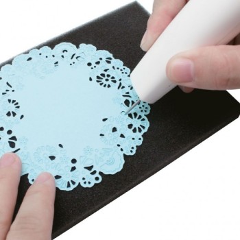 Vaessen Creative die cut craft tool - Spazzola, Spatola e Punteruolo per districare le fustelle metalliche