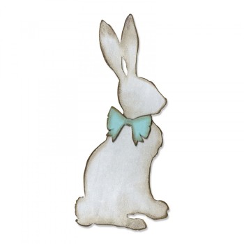Fustella Coniglio con Fiocco - Sizzix Bigz Die - Cottontail 664167