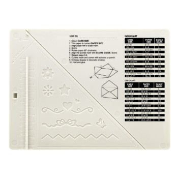 Kit per realizzare Biglietti e Buste - Card And Envelope Maker + Punch per bordi arrotondati