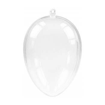 Uovo 12cm Trasparente - Uova Plexiglass 12cm
