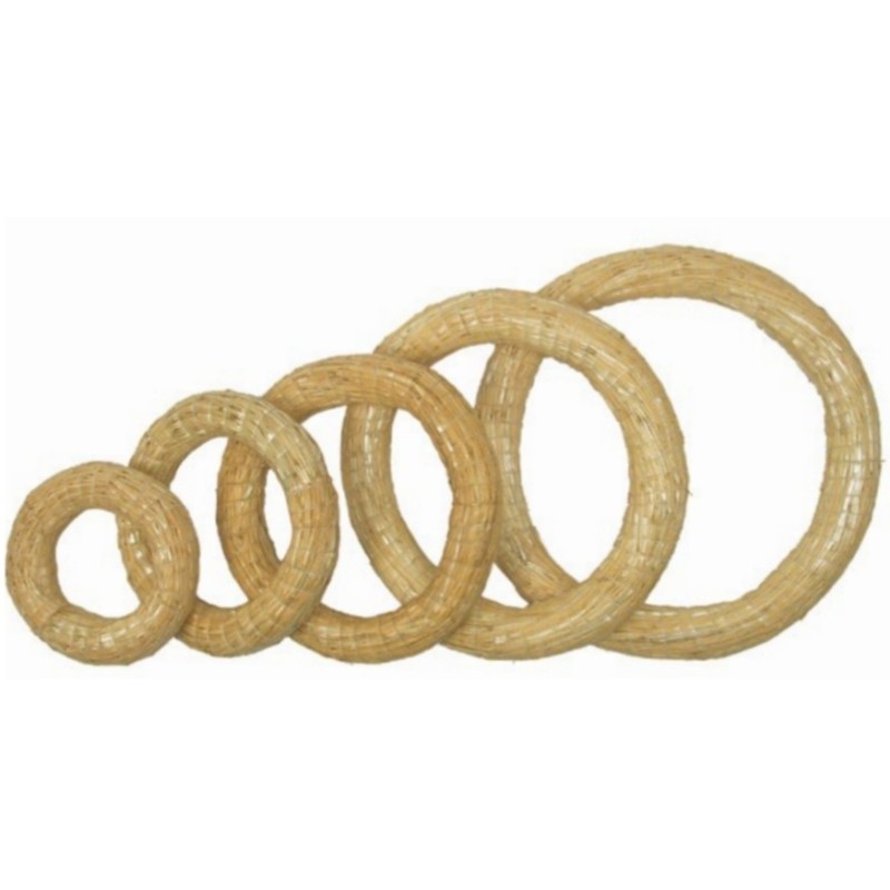 Ghirlanda di Paglia 30cm - Da Decorare