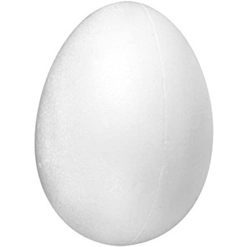 Uovo di Polistirolo da decorare 16cm apribile in 2 parti