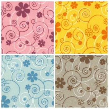 Pannolenci Fiori Curly Flowers 1mm - Foglio 30x40cm Vari Colori