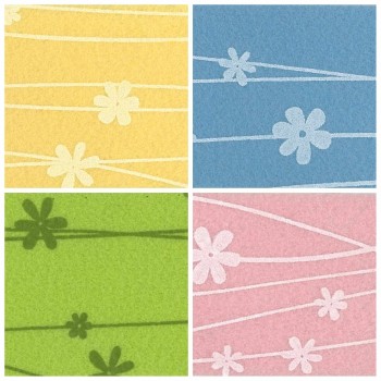 Pannolenci Fiorellini 1mm - Foglio 30x40cm Vari Colori