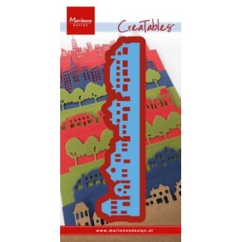 Fustella Villaggio Orizzontale Marianne Design Creatables Horizon village LR0353