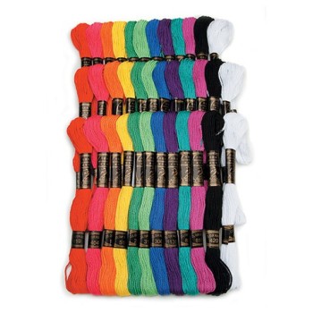 Matassina - Filo di Cotone Set da 36 Matassine Darice 1123-33