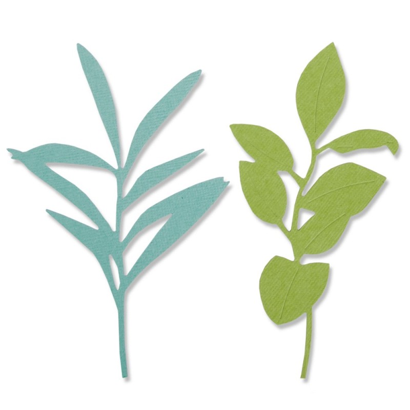 Fustella Steli Tropicali Sizzix Bigz Die - Tropical Stems 663851