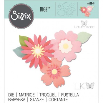 Fustella Fiori Sizzix Bigz Die – Bold Blossoms 663849