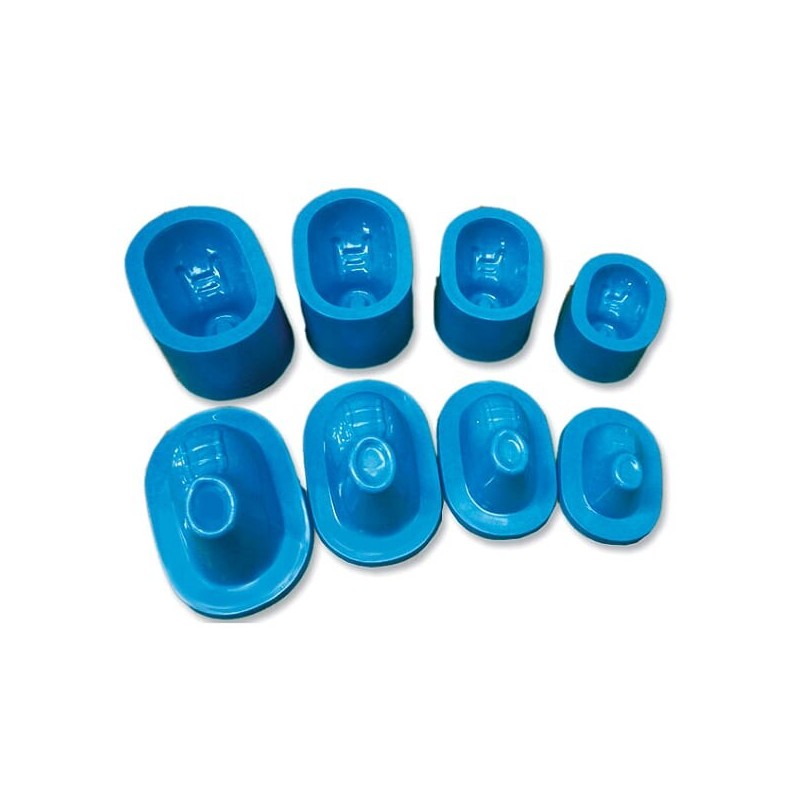 Stampo Scarpine per Gomma Crepla - Scarpe x 4 Stampi Fommy 31074