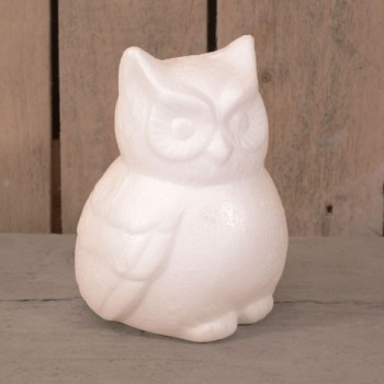 Gufo di Polistirolo - 13cm