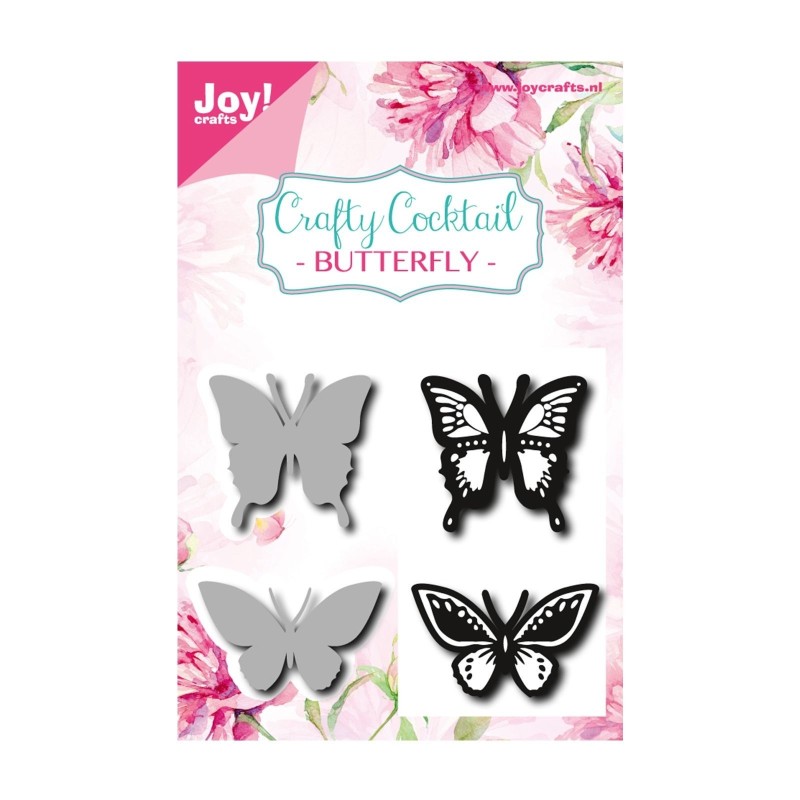 Fustella Metallica Farfalle Joy!Crafts Butterflies + Timbri 6004-0010