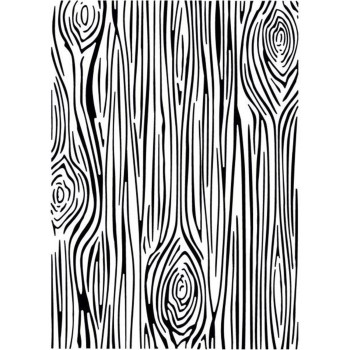 Embossing Folder Effetto Legno Creative Expressions - Fustella per Rilievo Woodgrain EF-099