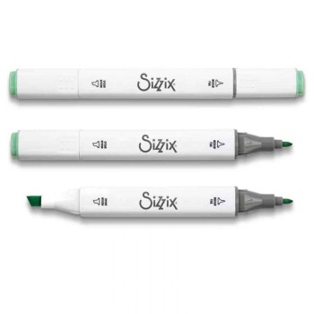 Pennarelli Indelebili Colorati Sizzix a Doppia Punta - Set 12 Sizzix Accessory – Permanent Pens 663056