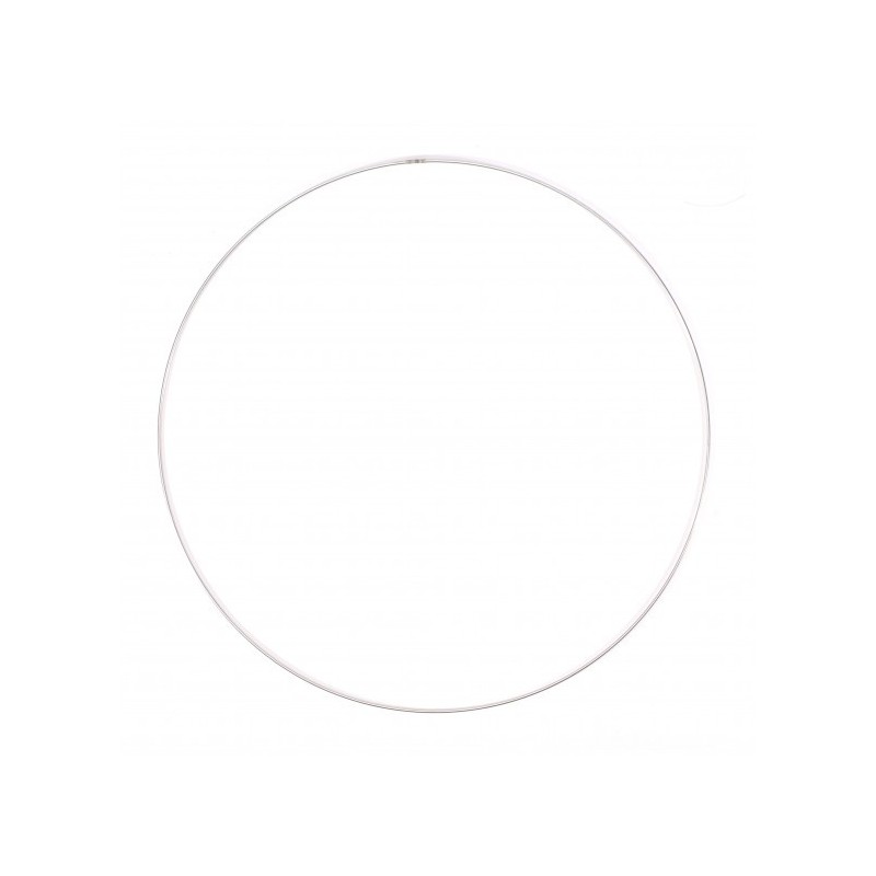 Anello di Metallo Bianco - Cerchi in metallo, varie dimensioni