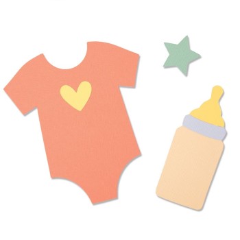 Fustella Baby - Sizzix Bigz Die - Nursery 664389