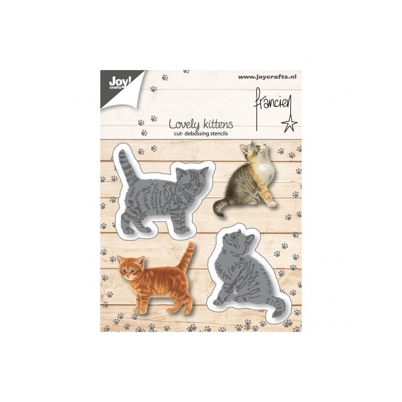 Fustella Metallica 2 Gattini Joy!Crafts Twee kittens 6002/1362