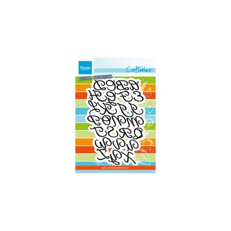 Fustella Alfabeto Maiuscolo Marianne Design Craftables CR1452 Classic Alphabet Fustella Lettere