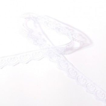 Nastro Merletto Bianco - 2,2cm x 10 metri
