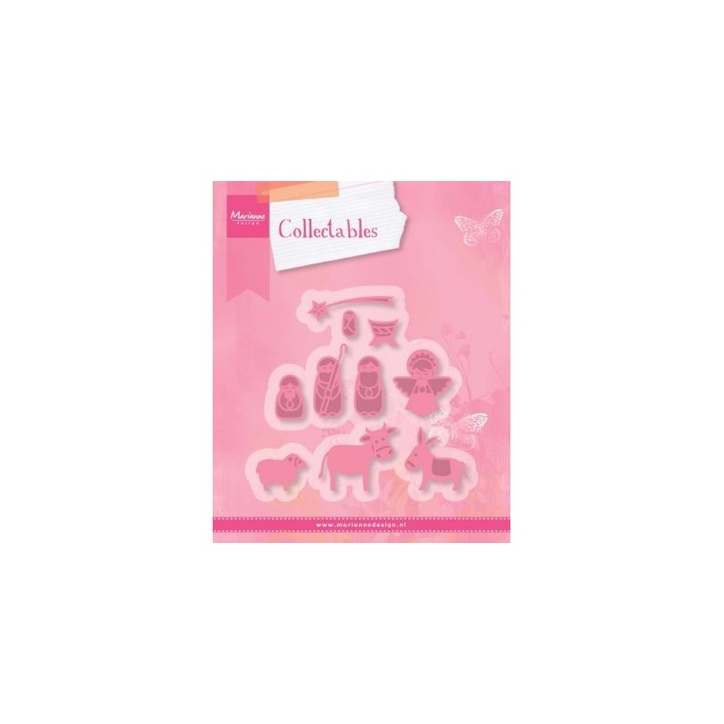Fustella Natività Marianne Design Collectables NATIVITY SET COL1395 Natale