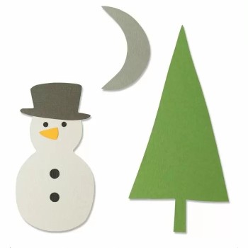 Fustella Sizzix Bigz Die - Snow Scene 664484