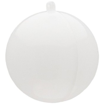 Sfere Bianche di Plastica - Stafil • 8cm - 4 pezzi