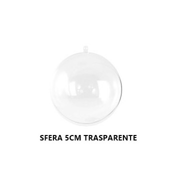 Pallina 5cm Trasparente - Sfera Diametro 5cm