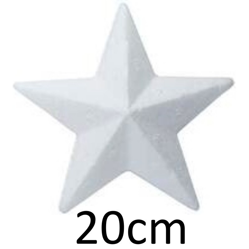 Stella di Polistirolo - Stella Angolare 20cm